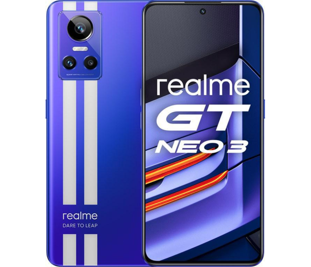 realme GT Neo 3 5G 12/256GB 120Hz 150W OIS Blue - 1045159 - zdjęcie